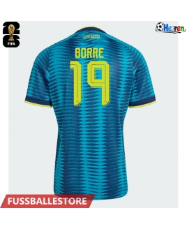Günstige Kolumbien Rafael Santos Borre #19 Auswärtstrikot WM 2026 Kurzarm